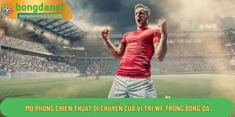 Mô phỏng chiến thuật di chuyển của vị trí wf trong bóng đá